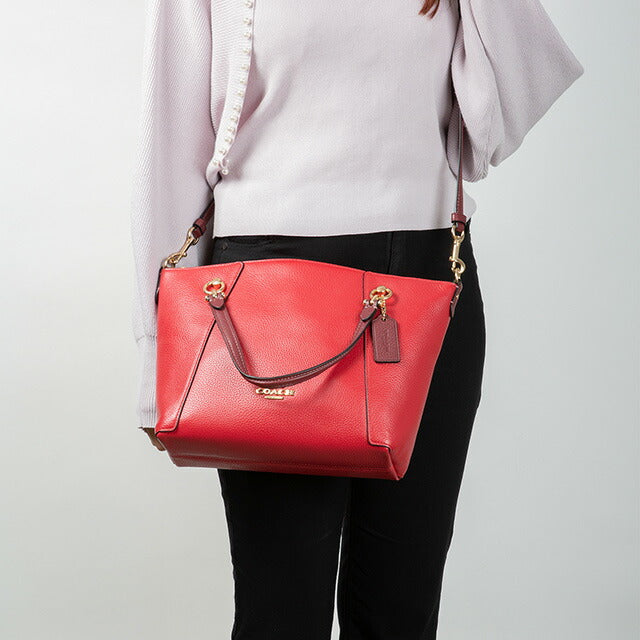 コーチ ハンドバッグ レディース ブランド COACH レザー C6841 IMP2Z 1 レッド C6841-IMP2Z-1