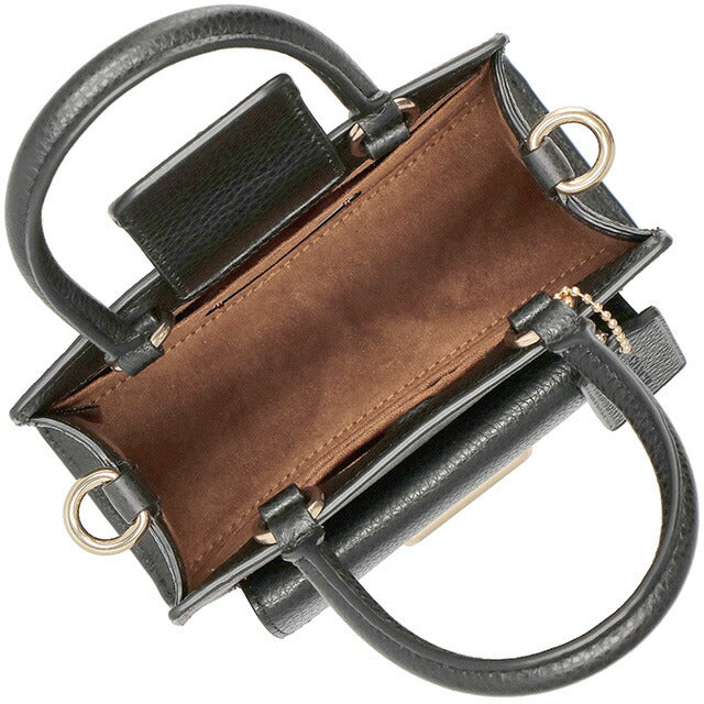 コーチ ハンドバッグ レディース ブランド COACH シグネチャー C7228 IMAA8 1 ダークブラウン ブラック C7228-IMAA8-1