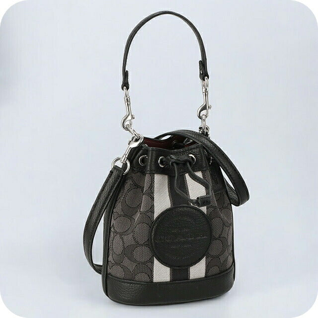 コーチ ハンドバッグ レディース ブランド COACH シグネチャー C8322 SVRT6 1 ブラック C8322-SVRT6-1