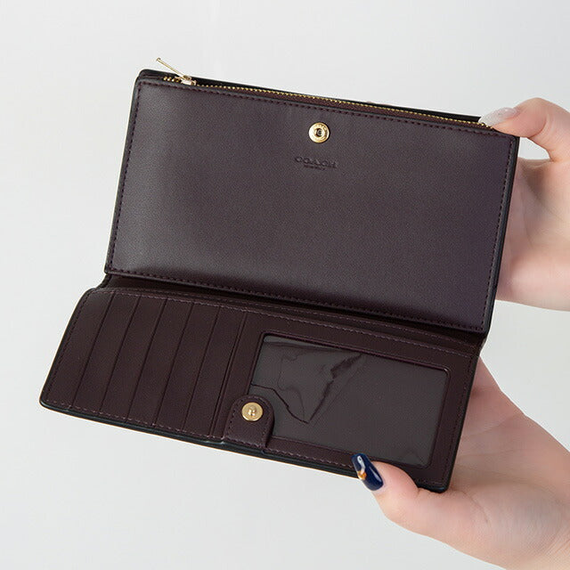 コーチ 長財布 メンズ レディース ブランド COACH C8329 IMBLK 1 ブラック C8329-IMBLK-1