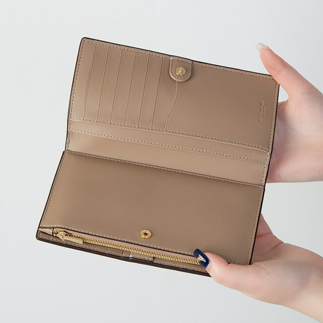 コーチ 長財布 メンズ レディース ブランド COACH C8329 IMCHK 1 チョーク ホワイト C8329-IMCHK-1