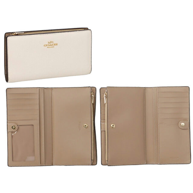 コーチ 長財布 メンズ レディース ブランド COACH C8329 IMCHK 1 チョーク ホワイト C8329-IMCHK-1