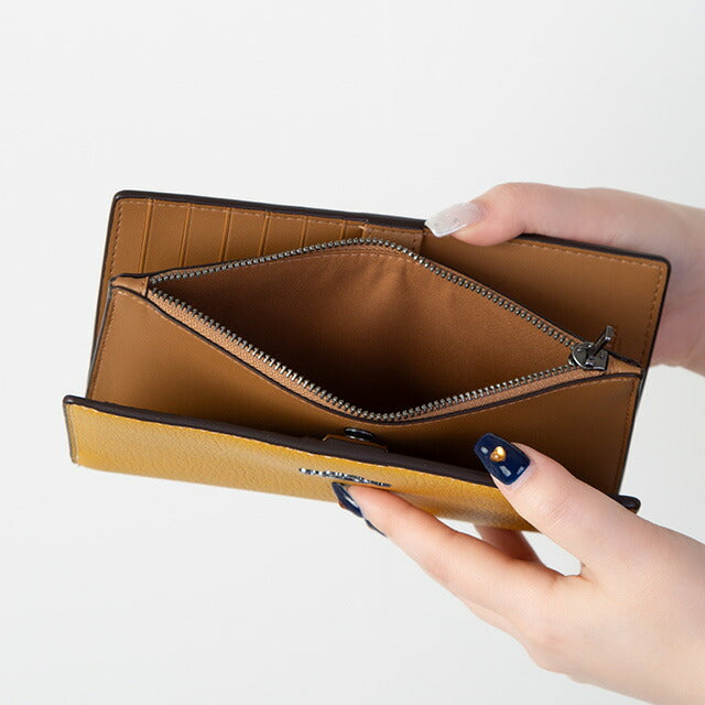 コーチ 長財布 メンズ レディース ブランド COACH C8329 QBMWQ 1 イエロー C8329-QBMWQ-1
