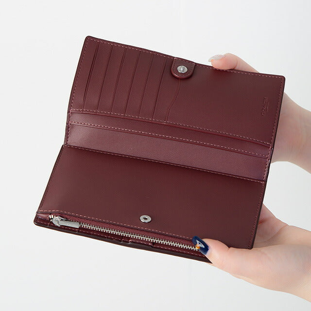 コーチ 長財布 メンズ レディース ブランド COACH C8329 SVC0X 1 ブライトバイオレット ピンク C8329-SVC0X-1