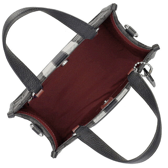 コーチ ハンドバッグ レディース ブランド COACH シグネチャー C8417 SVRT6 1 ブラックスモーク/ブラック C8417-SVRT6-1