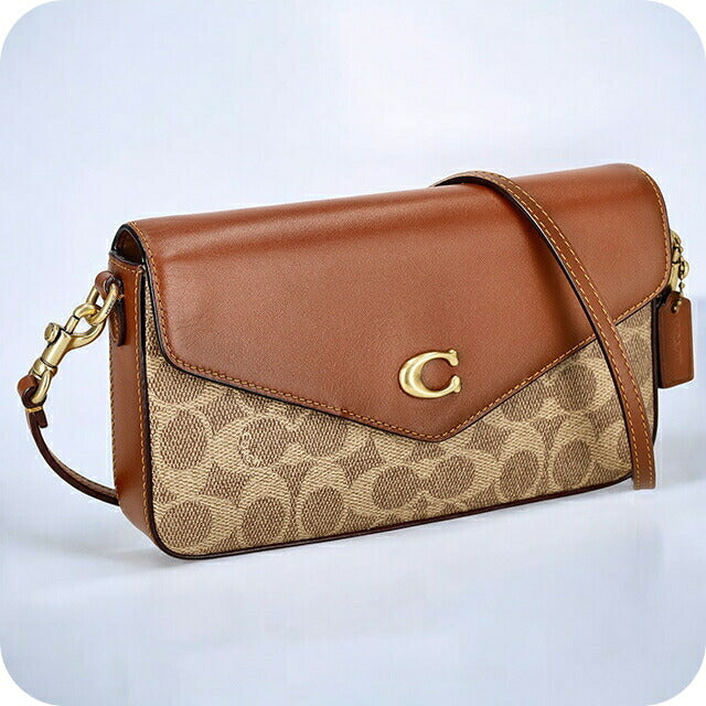コーチ ショルダーバッグ レディース ブランド COACH C8442 B4NQ4 ライトブラウン/ベージュ C8442-B4NQ4
