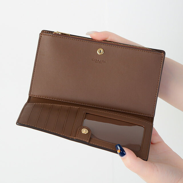 コーチ 長財布 メンズ レディース ブランド COACH シグネチャー C8714 IME74 1 ベージュ C8714-IME74-1
