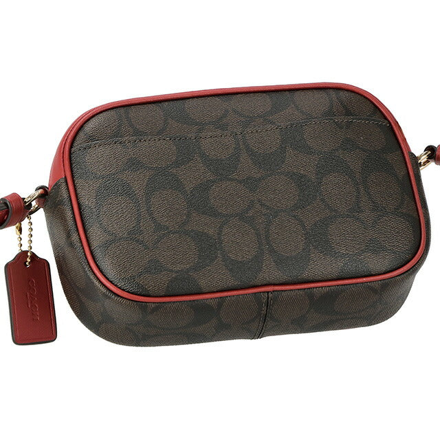 コーチ ショルダーバッグ レディース ブランド COACH シグネチャー C9926 IMRVQ 1 ブラウン/レッド C9926-IMRVQ-1