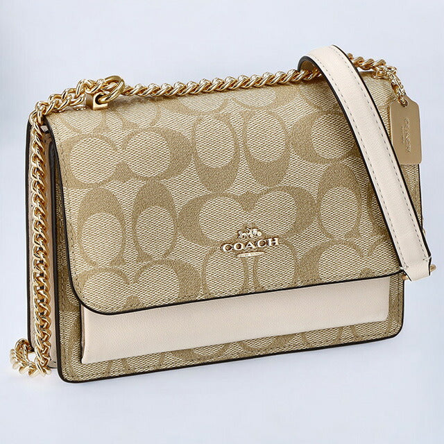 コーチ ショルダーバッグ レディース ブランド COACH シグネチャー C9946 IMDQC 1 ライトカーキ/チョーク C9946-IMDQC-1