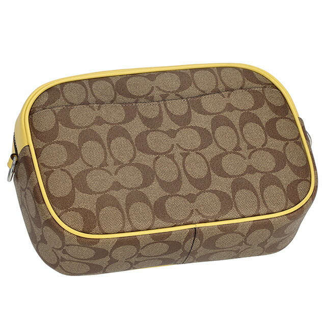 コーチ ショルダーバッグ レディース ブランド COACH シグネチャー CA547 SVWGW ベージュ/イエロー CA547-SVWGW-1