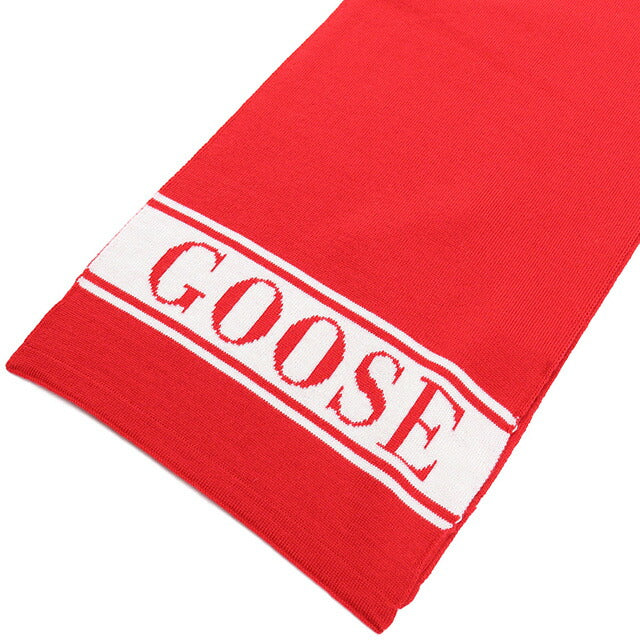 カナダグース マフラー キッズ ブランド CANADA GOOSE KIDS MERINO LOGO SCARF イタリア 6955K RED レッド系 小物 CAG6955K011