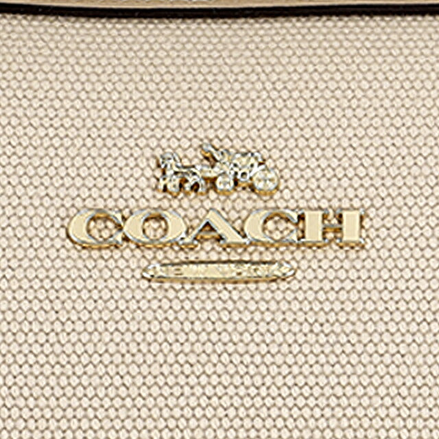 蔻驰手提包女士品牌COACH柬埔寨CAK58 IMLG6米色/浅棕色轻便小手提包豪华时尚礼物女士实用可爱
