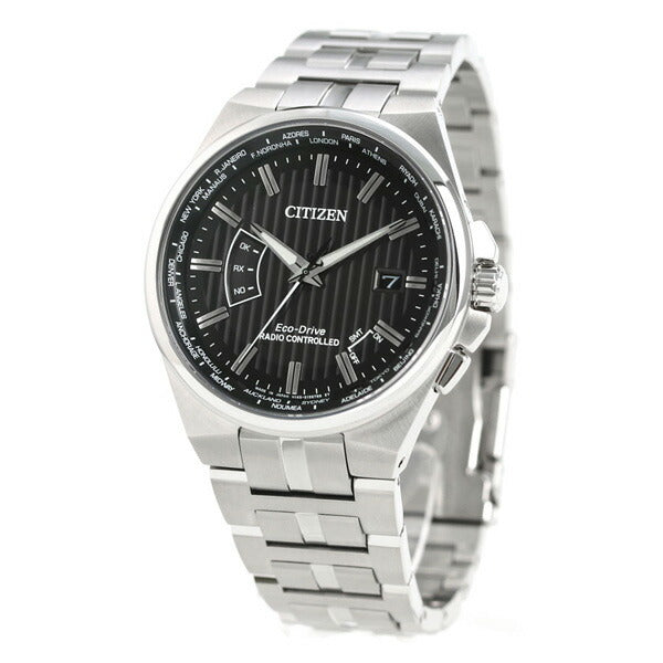 Citizen Eco Drive Solar Radio Made in Japan World Time Stripe CB0161-82E CITIZEN Men&