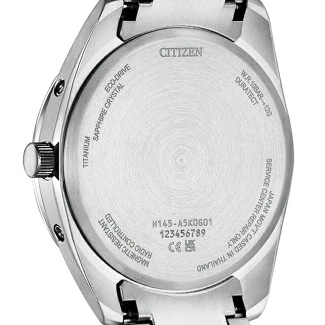 Citizen Collection Direct Flight Plemogenated Eco-Drive无线电观看品牌钛无线电太阳能公民集合CB0261-53E模拟CB0261-53E