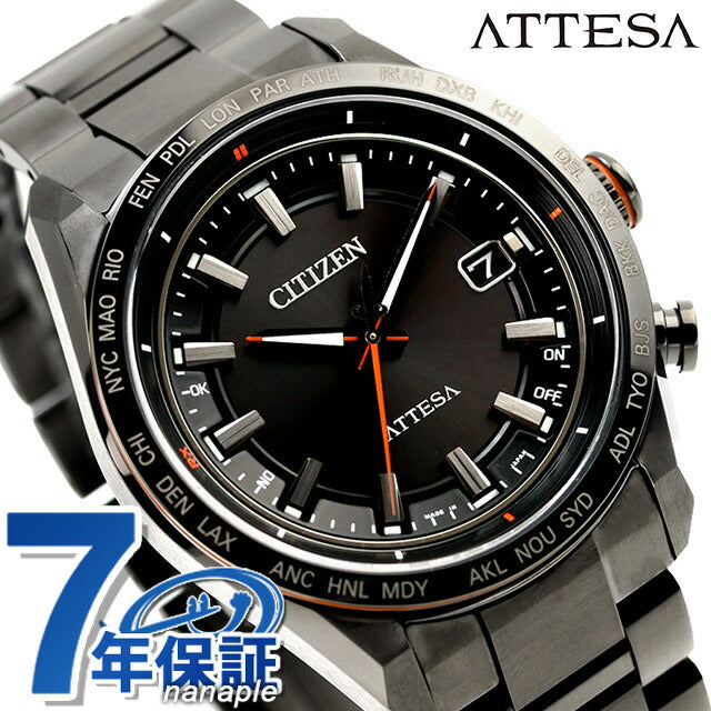 公民Attesa Photovoltaic Eco-Drive无线电手表腕表品牌男士钛无线电太阳能公民Attesa CB0286-61E CB0286-61E