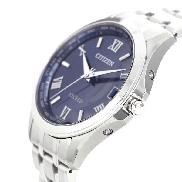 Citizen Exceed Eco Drive Solar Radio Titanium Made in Japan Men&