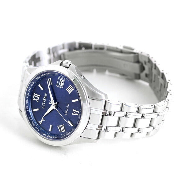 Citizen Exceed Eco Drive Solar Radio Titanium Made in Japan Men&