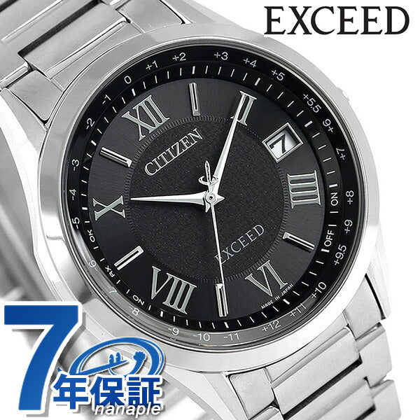 Citizen Exceed Eco Drive Solar Radio Titanium Men&