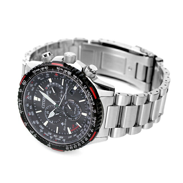 Citizen Promaster Eco-Drive Solar Radio Air Slide Rule Chronograph CB5001-57E CITIZEN Watch Brand Men&