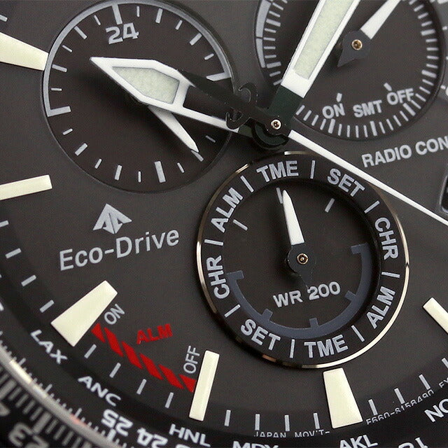 Citizen Promaster Eco-Drive Solar Radio Air Slide Rule Chronograph CB5001-57E CITIZEN Watch Brand Men&