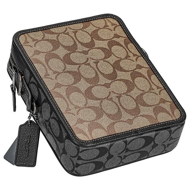 コーチ ショルダーバッグ メンズ レディース ブランド COACH シグネチャー CC090 QBTUP 1 カーキ/チャコール CC090-QBTUP-1