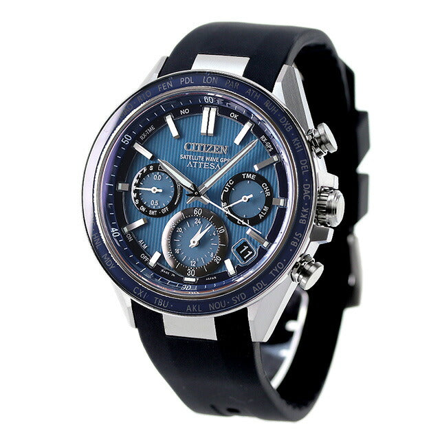 公民Atessa Eco Drive太阳能GPS太阳能电台观看品牌直接飞行钛计时量量表太阳能公民CC4050-18L男士CC405050-18L