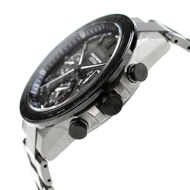 公民ATESSA双直飞飞行光生态驱动GPS卫星广播电台观看品牌男士钛计时太阳能CC4058-67X CC4058-67X