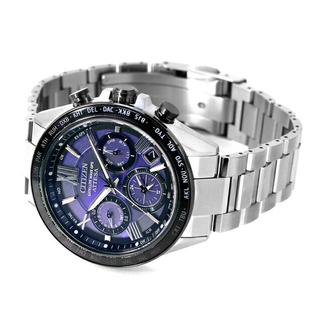 Citizen Attesa UNITE with BLUE GPS Watch Brand Men&