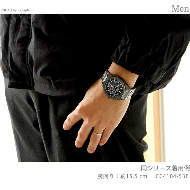 公民Attesa Double Direct Flight Eco-Drive GPS卫星电台观看品牌钛计时太阳能公民Attesa CC4105-69E CC4105-69E