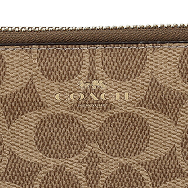 コーチ 長財布 レディース ブランド COACH CCQ08 IMXHE ブラウン ウォレット 高級 おしゃれ プレゼント 実用的