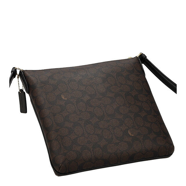 コーチ ショルダーバッグ レディース ブランド COACH CCQ27 IMXAQ ダークブラウン/ブラック 斜めがけ 高級 おしゃれ プレゼント 女性 実用的 かわいい