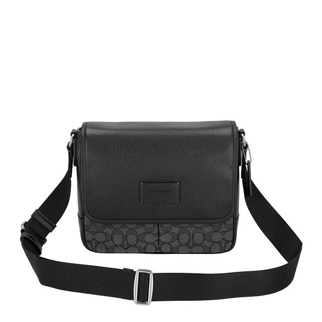 コーチ ショルダーバッグ メンズ ブランド COACH CE534 チャコール/ブラック CE534-SVO1U-1