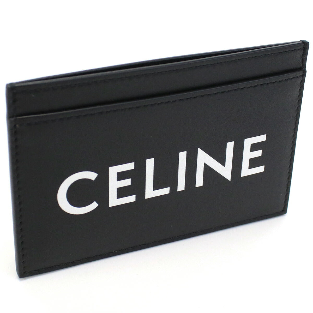セリーヌ カードケース メンズ レザー 10B70 BLACK ブラック 財布 CEL10B70031