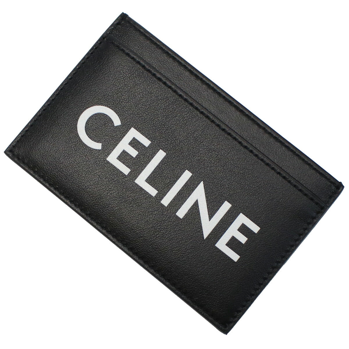 セリーヌ カードケース メンズ レザー 10B70 BLACK ブラック 財布 CEL10B70031