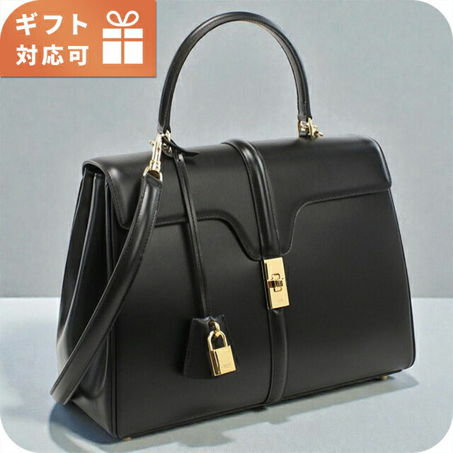 CELINE ブラック ハンドバッグ Celine Handbag Women's Brand CELINE 2WAY Leather 18737 Black Bag