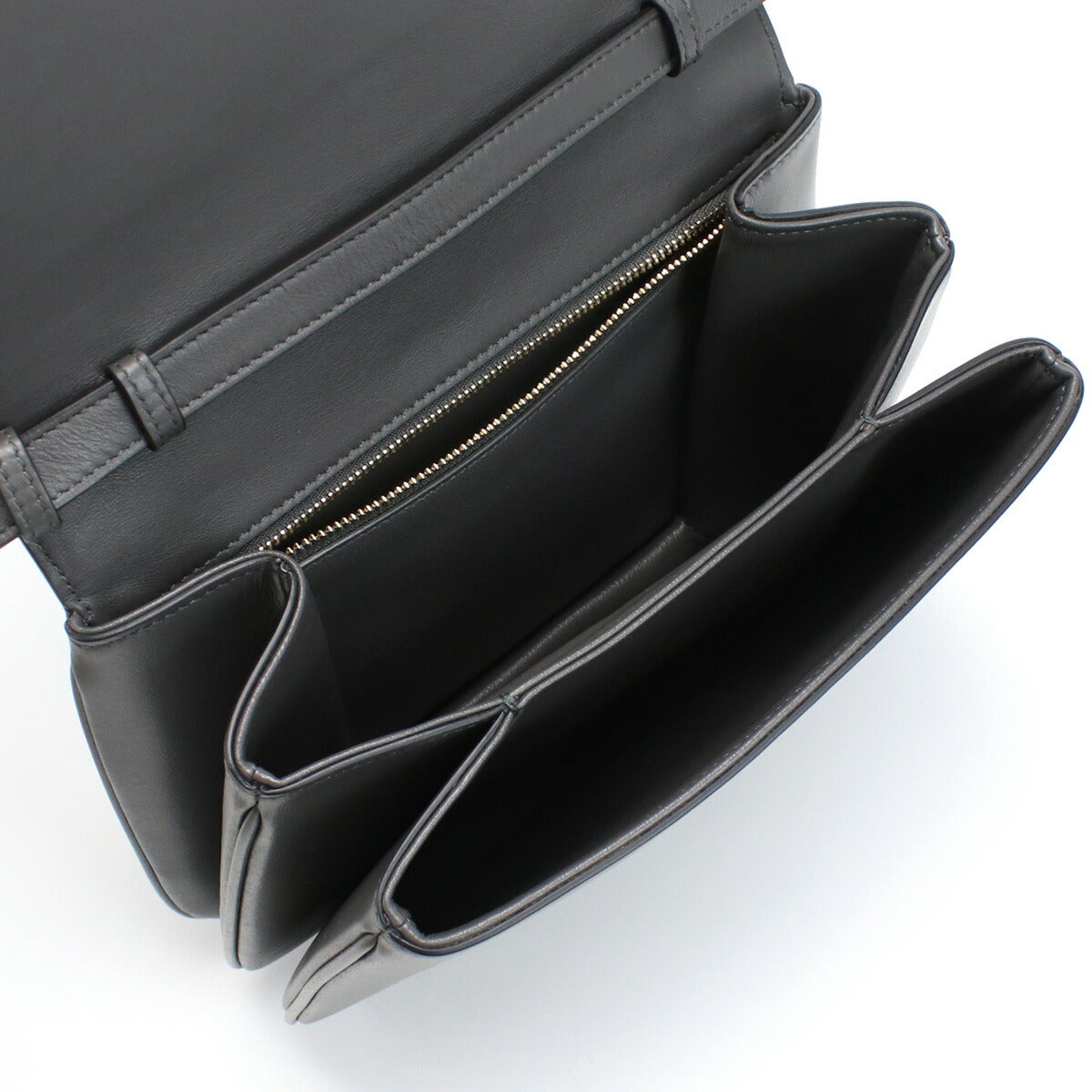 セリーヌ 斜め掛けショルダーバッグ レディース カーフスキン イタリア 19658 グレー系 バッグ CEL19658011