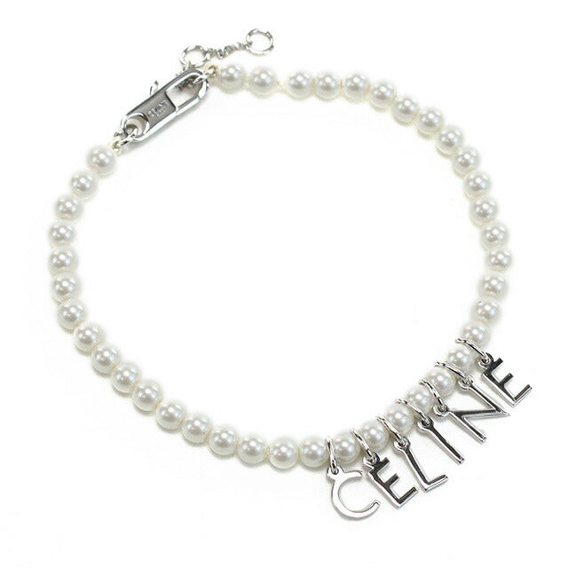 セリーヌ ブレスレット レディース ブランド CELINE イタリア 460PZ ホワイト系 シルバー系 アクセサリー CEL460PZ011