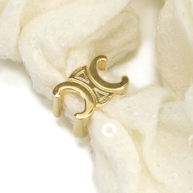 セリーヌ シュシュ レディース ブランド CELINE フランス 460ZC GOLD&WHITE ホワイト系 ヘアアクセサリー CEL460ZC011