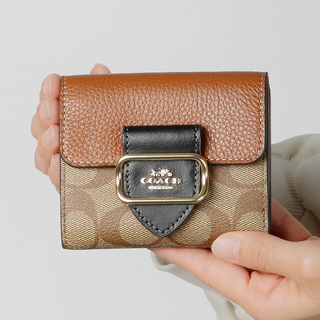 コーチ 二つ折り財布 レディース ブランド COACH シグネチャー CF472 IME7V 1 カーキマルチ CF472-IME7V-1