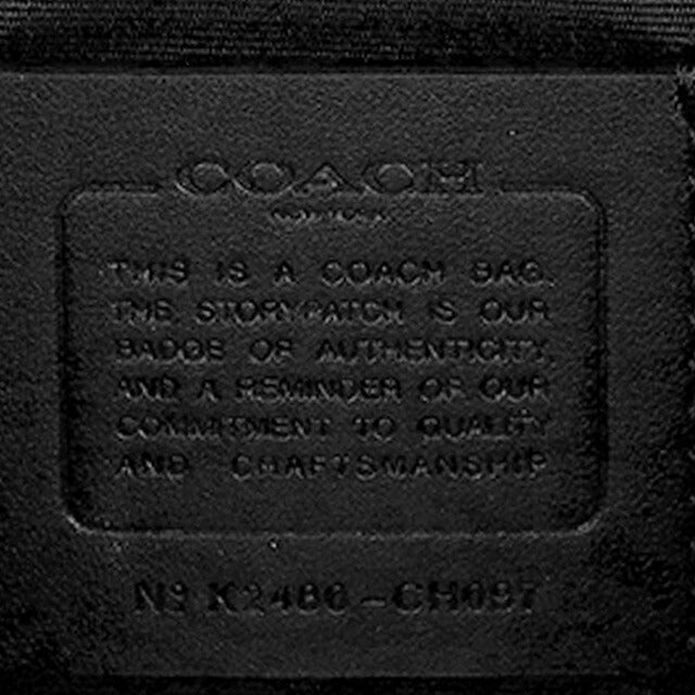 コーチ ショルダーバッグ メンズ ブランド COACH CH097 チャコール/ブラック CH097-SVO1U-1