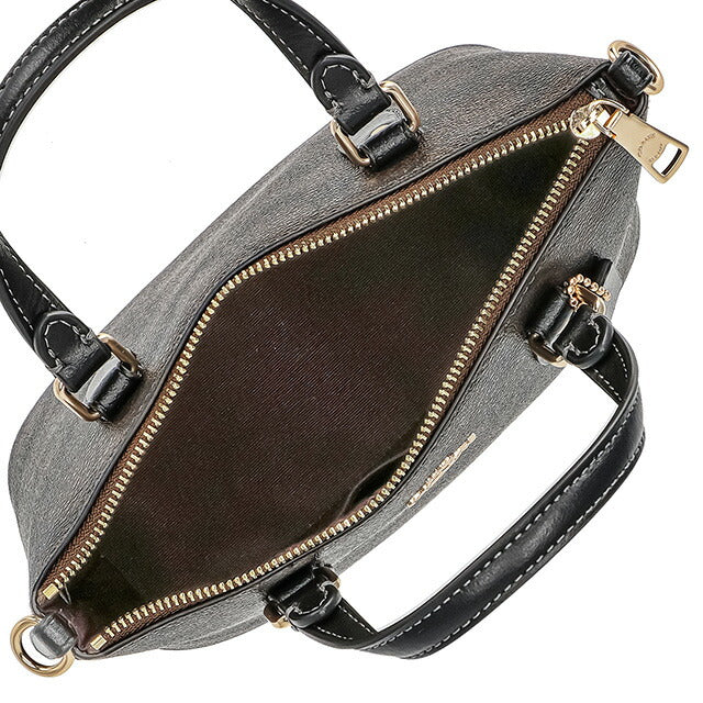 コーチ ハンドバッグ レディース ブランド COACH シグネチャー CH468 IMAA8 1 ブラウン/ブラック CH468-IMAA8-1