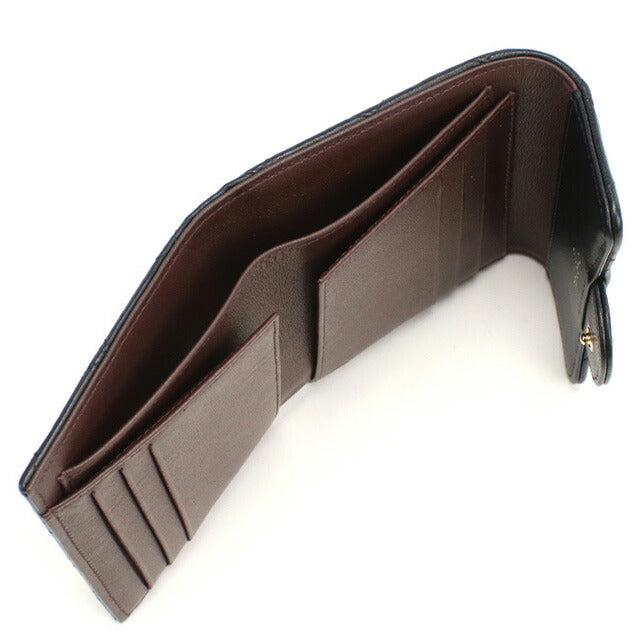 シャネル 三折財布小銭入付き レディース ブランド CHANEL フランス AP0231 ブラック 財布 CHAAP0231031