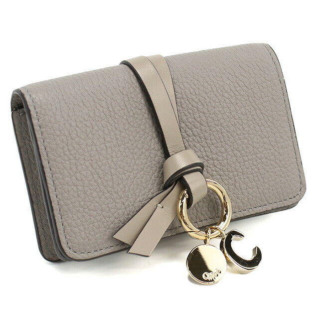 クロエ 名刺入れ レディース ブランド CHLOE スペイン CHC21WP015F57 CASHMERE GREY グレー系 小物 CHL21WP015F57021