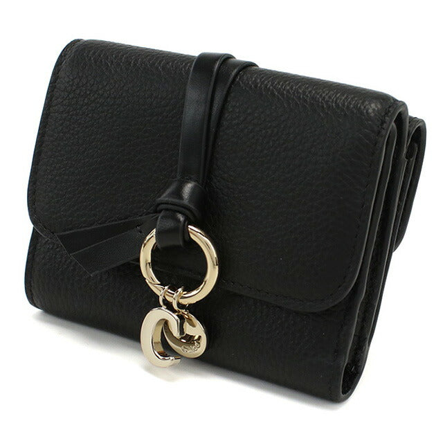 クロエ 三折財布小銭入付き レディース ブランド CHLOE スペイン CHC21WP945F57 BLACK ブラック 財布 CHL21WP945F57041