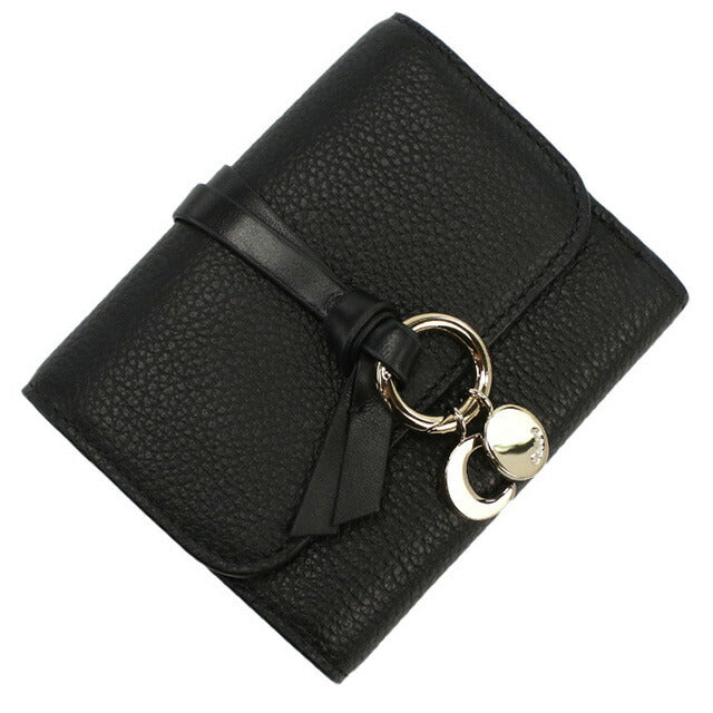 クロエ 三折財布小銭入付き レディース ブランド CHLOE スペイン CHC21WP945F57 BLACK ブラック 財布 CHL21WP945F57041