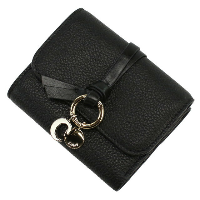クロエ 三折財布小銭入付き レディース ブランド CHLOE スペイン CHC21WP945F57 BLACK ブラック 財布 CHL21WP945F57041