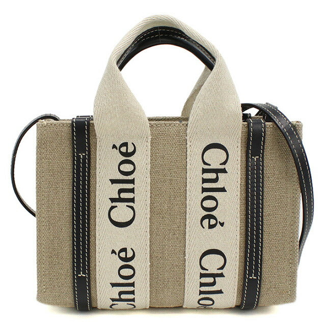 クロエ トートバッグ レディース ブランド CHLOE イタリア CHC22AP237I26 WHITE-BLUE ベージュ系 バッグ CHL22AP237I26021