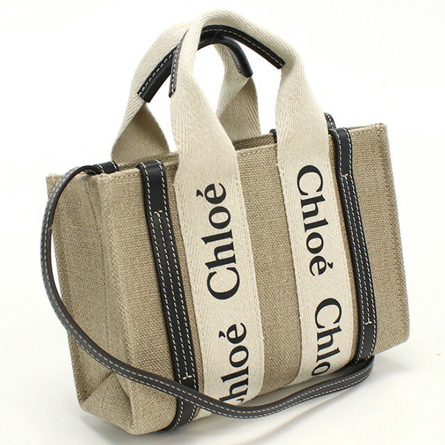 クロエ トートバッグ レディース ブランド CHLOE イタリア CHC22AP237I26 WHITE-BLUE ベージュ系 バッグ CHL22AP237I26021
