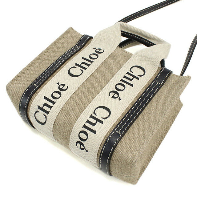 クロエ トートバッグ レディース ブランド CHLOE イタリア CHC22AP237I26 WHITE-BLUE ベージュ系 バッグ CHL22AP237I26021