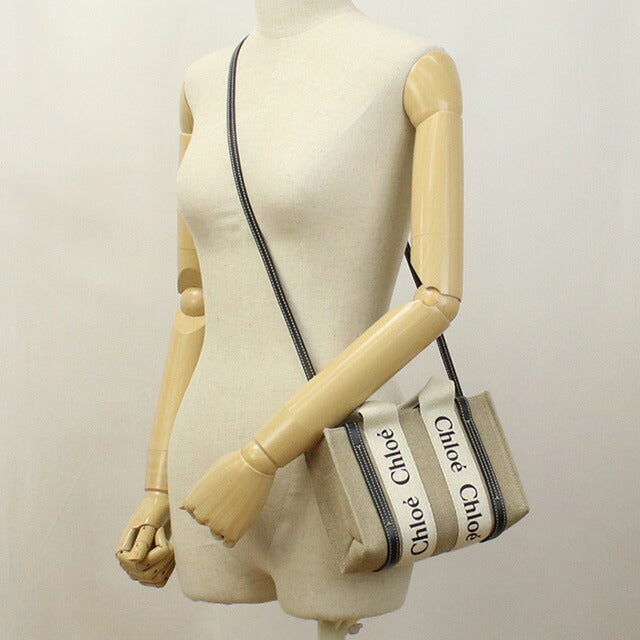クロエ トートバッグ レディース ブランド CHLOE イタリア CHC22AP237I26 WHITE-BLUE ベージュ系 バッグ CHL22AP237I26021